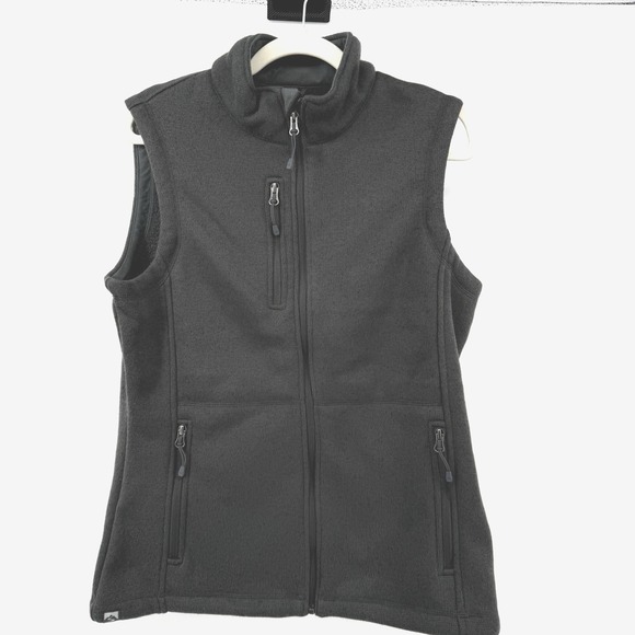 Storm Creek Jackets & Blazers - Storm Creek Women's Large Over-Achiever‎ SweaterFleece Vest Grey Hiking Camping